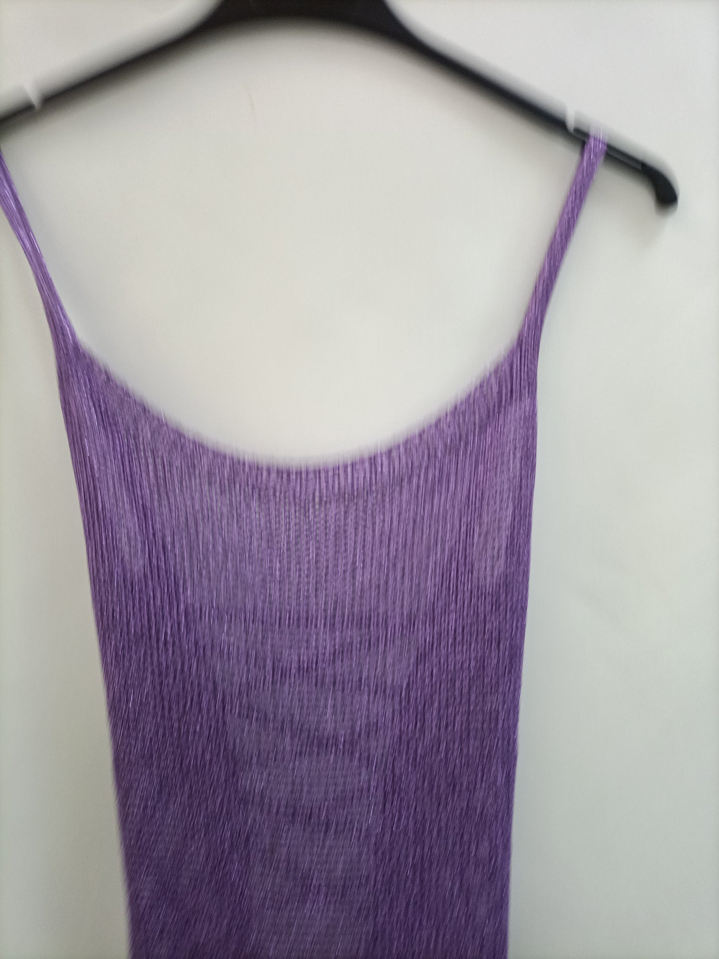 OTRAS. Vestido largo morado T.u(s)