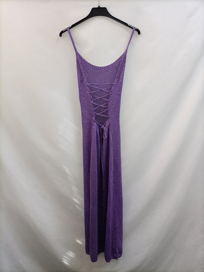 OTRAS. Vestido largo morado T.u(s)