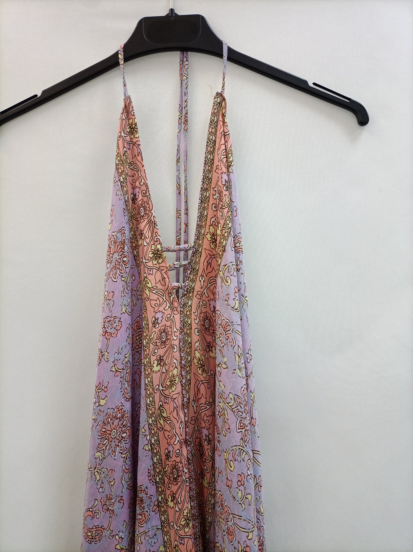 OTRAS. Vestido largo flores espalda baja T.u(s/m)