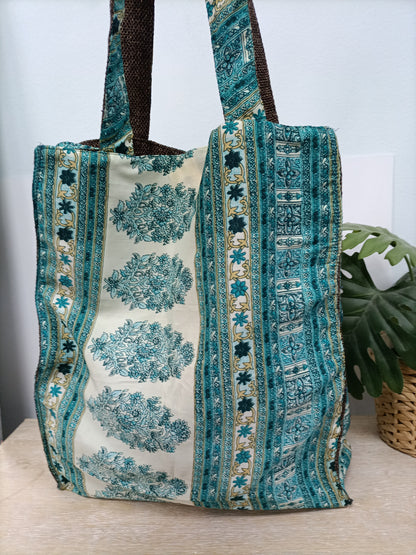 NAIF. Bolso estampado azules