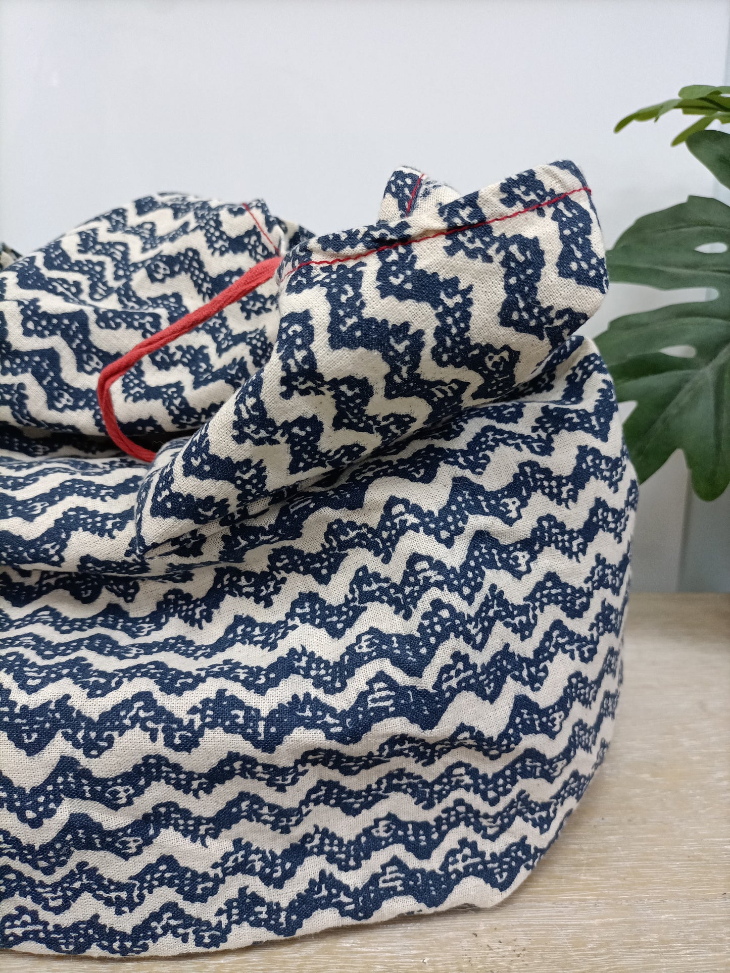 OTRAS. Bolso de tela rayas