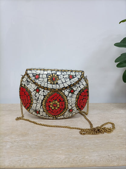 OTRAS. Bolso rijido mosaicos