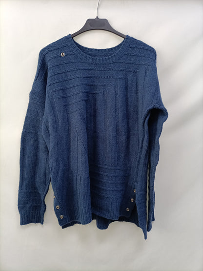 ZADIG&VOLTAIRE. Jersey azul aberturas
