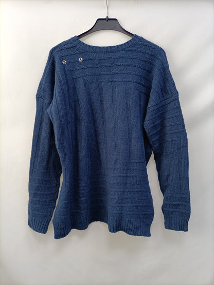 ZADIG&VOLTAIRE. Jersey azul aberturas