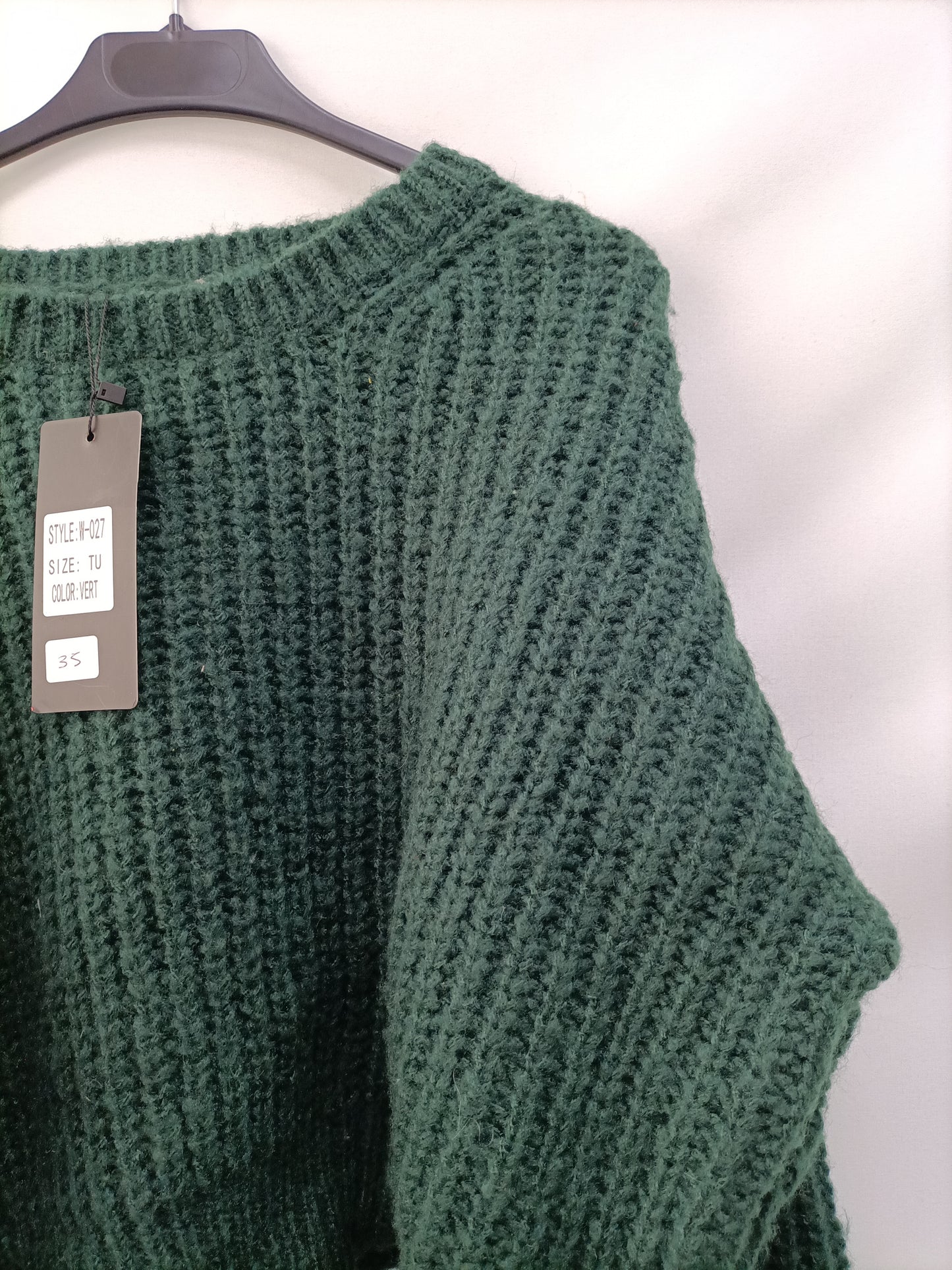 UNIKA. Jersey corto verde T.s