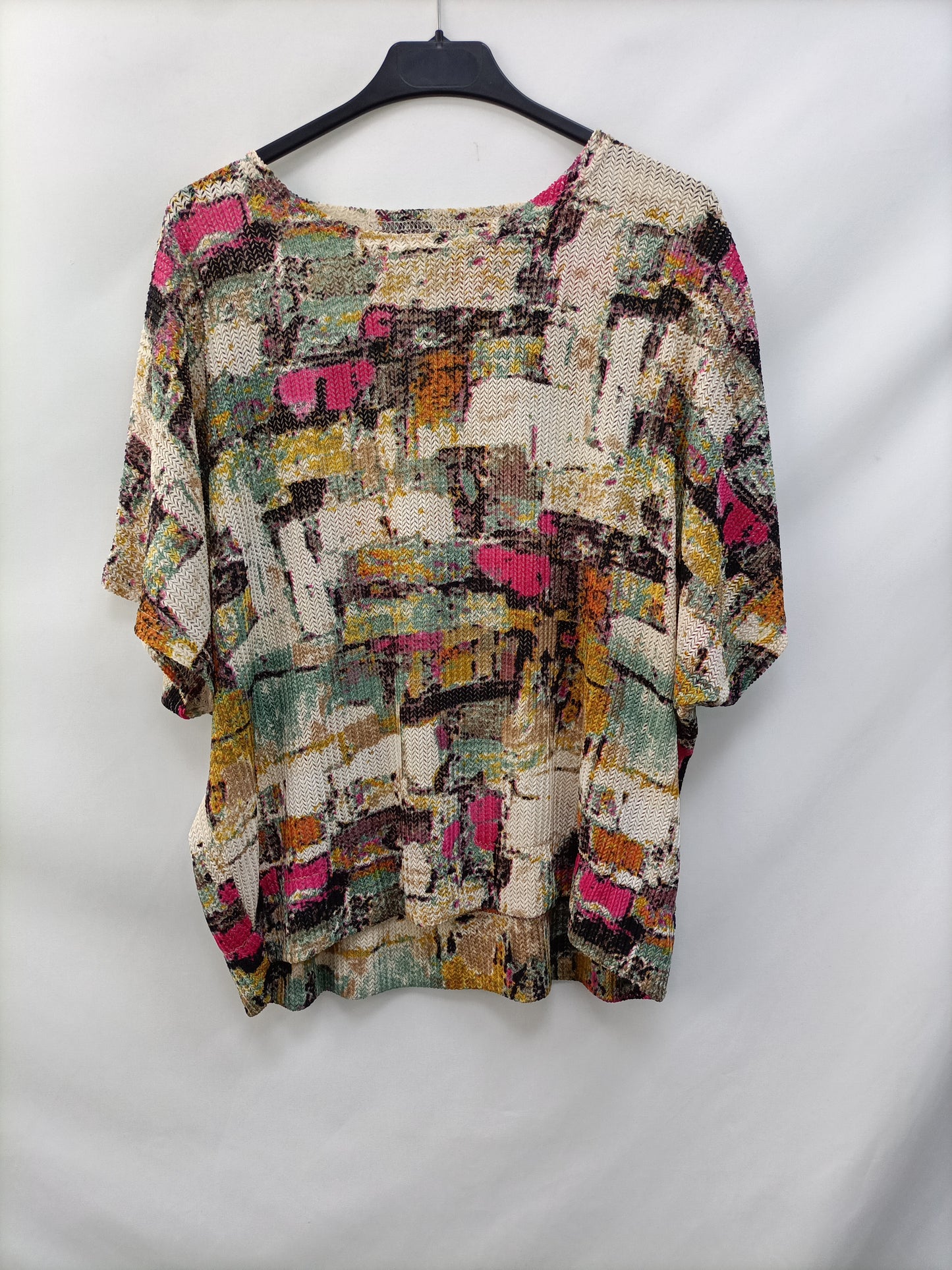 OTHERS. Printed knit top Tu(m/l)