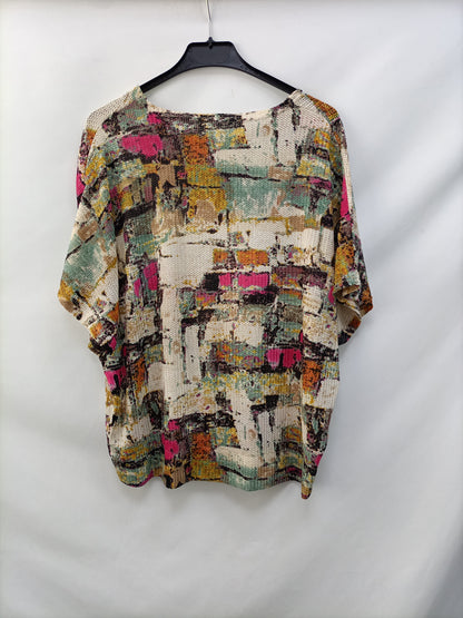 OTHERS. Printed knit top Tu(m/l)