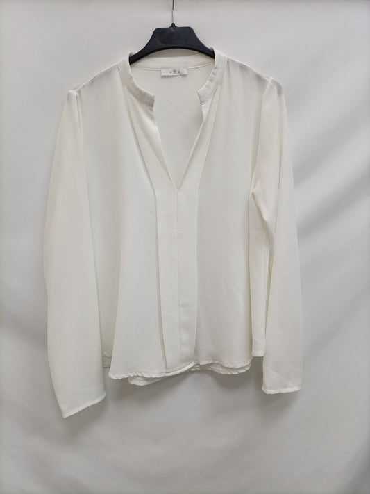 OTRAS. Blusa blanca Tu(s/m)