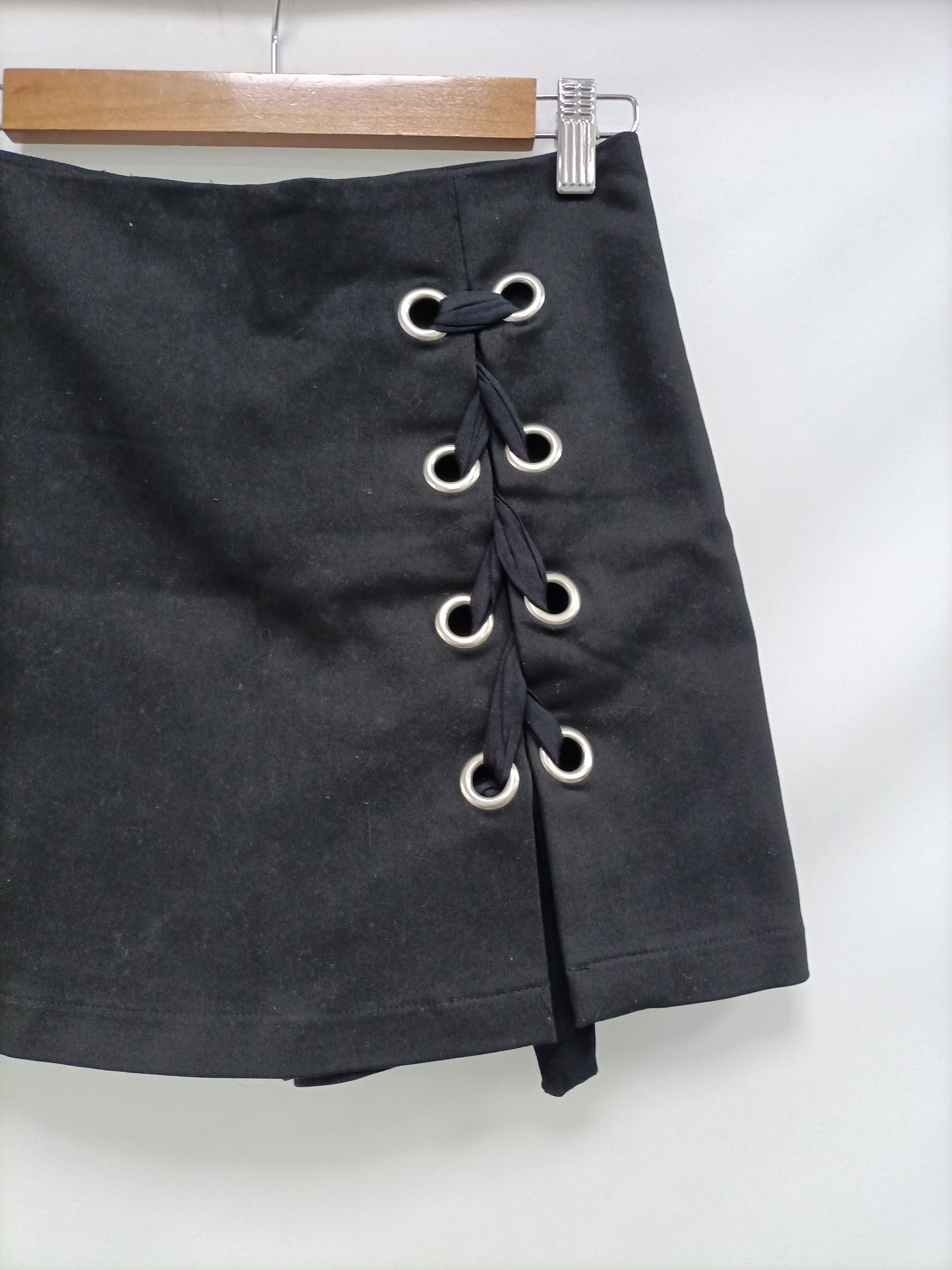 Falda Pantalon Polipiel Stradivarius Mini Falda Negra Stradivarius