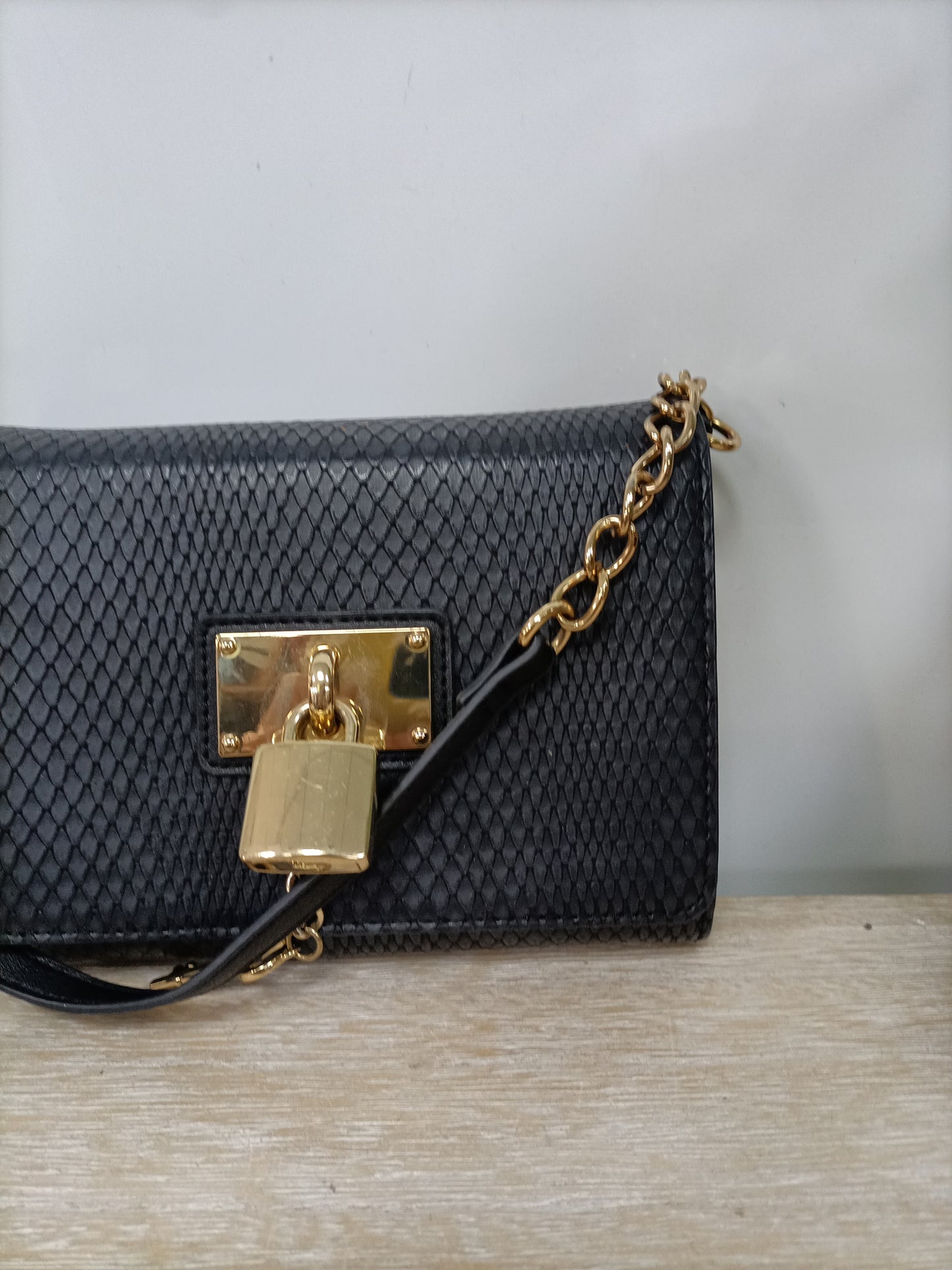 ALDO. Black textured bag
