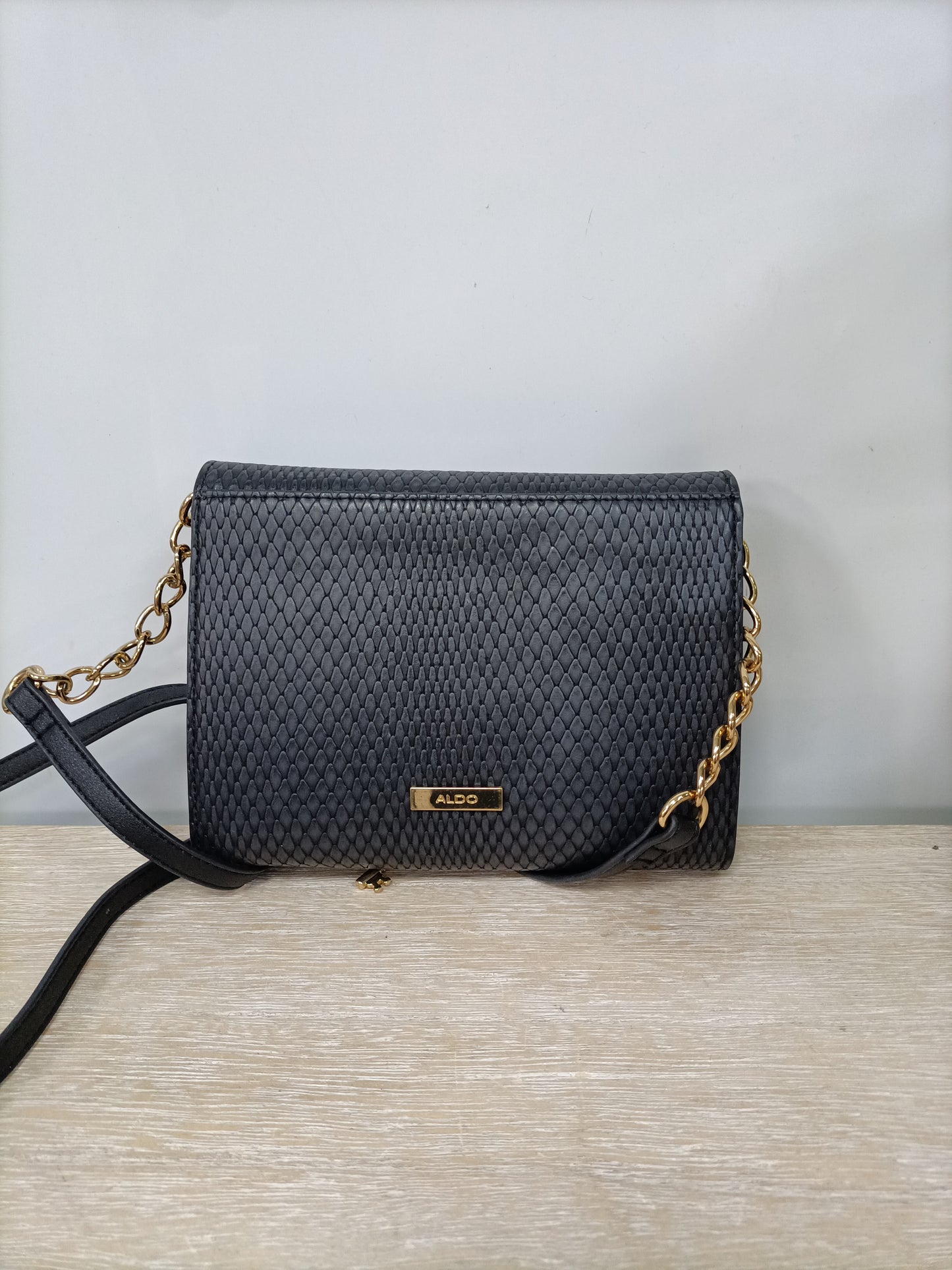 ALDO. Black textured bag