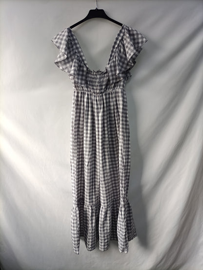 OTRAS. Vestido largo cuadro T.u(s/m)