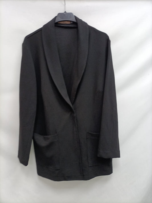 BY R. Blazer negra básica T.s