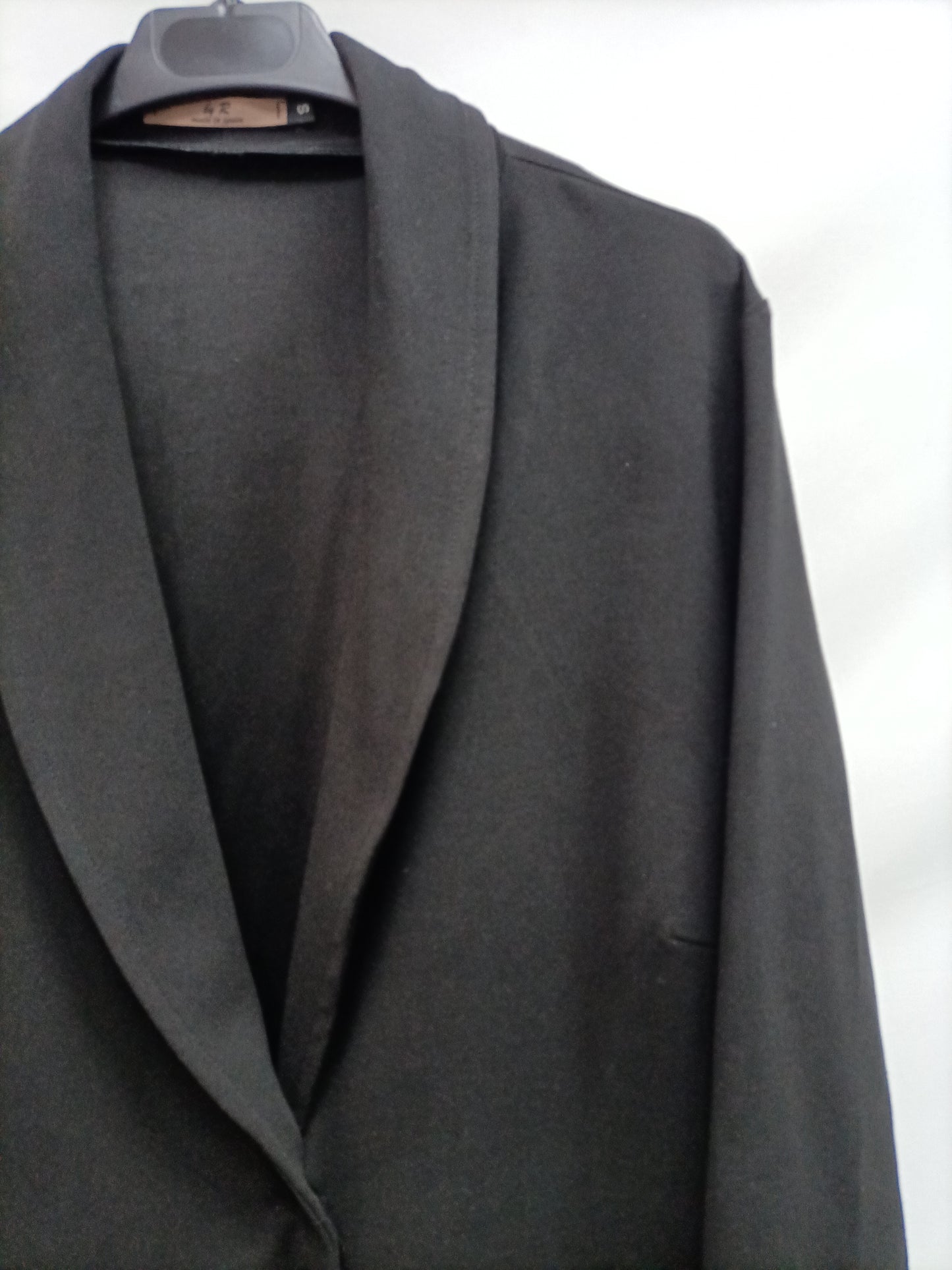 BY R. Blazer negra básica T.s