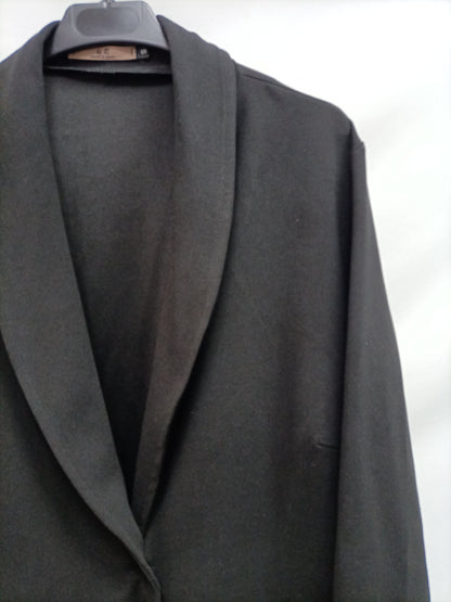 BY R. Blazer negra básica T.s