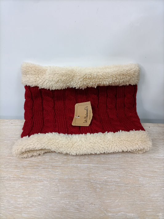 SIR ANIMAL'S.  Cuello burdeos