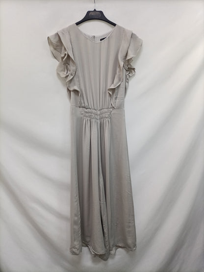 ZARA. Flowy grey jumpsuit T.xs