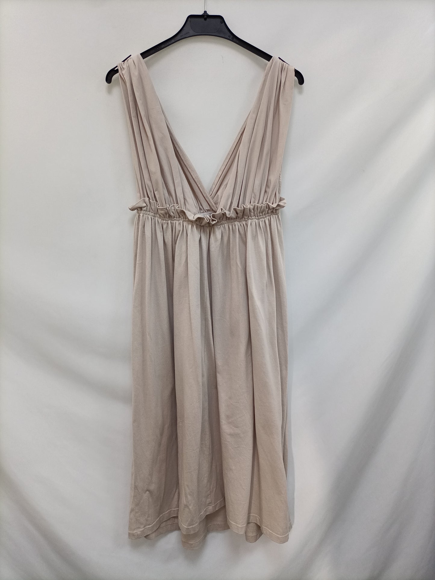 ZARA. Beige midi dress S.xs