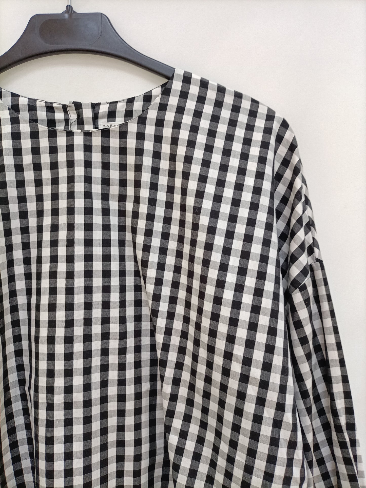 ZARA. Top cuadros Vichy T.s