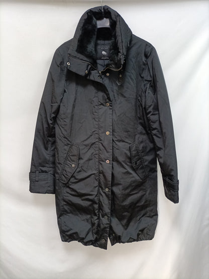 ZARA. Long black down jacket S.xs