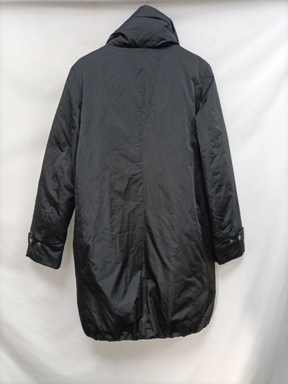 ZARA. Long black down jacket S.xs
