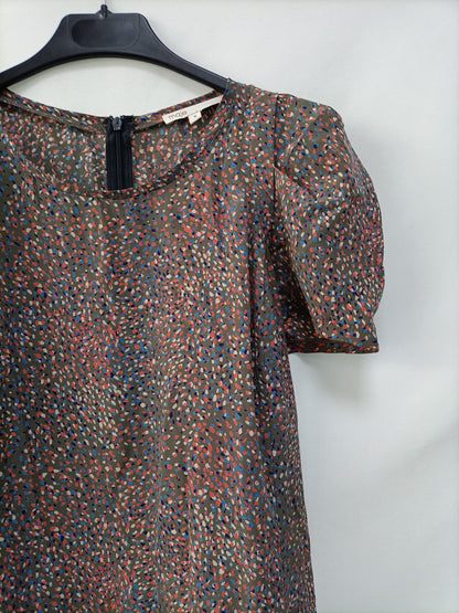 MAJE. Greyish green Ts dress
