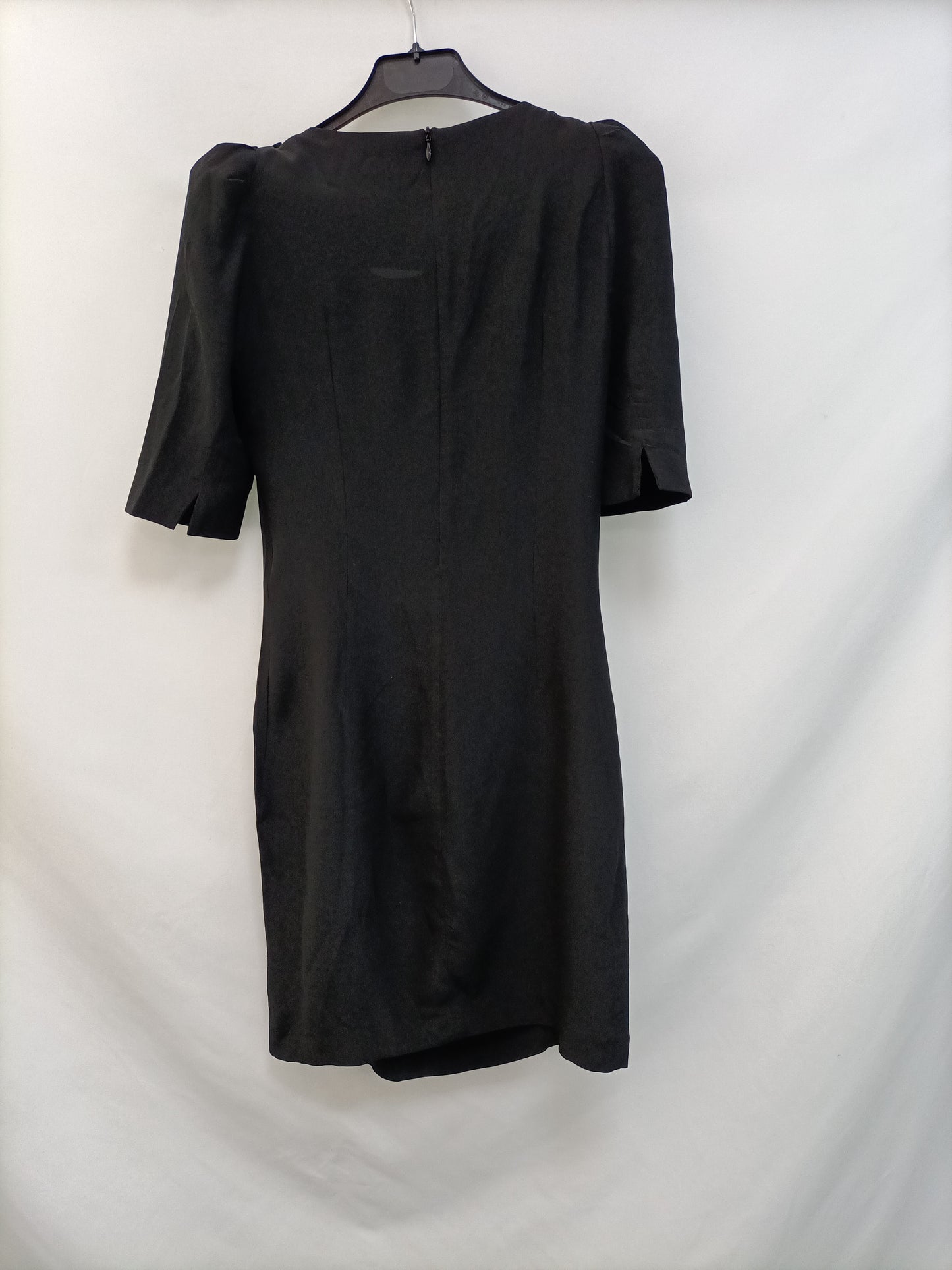 MAJE. Black silk Ts dress