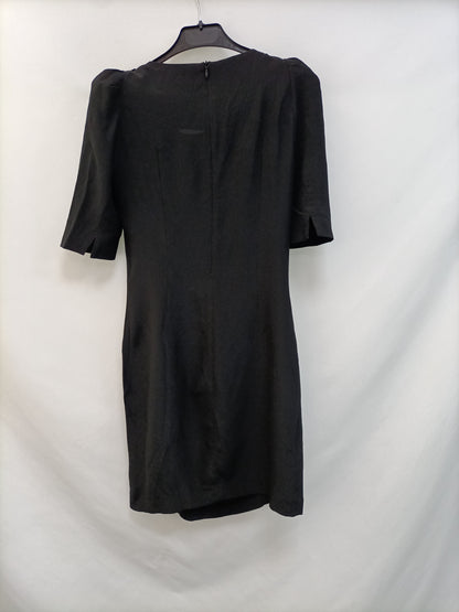 MAJE. Black silk Ts dress
