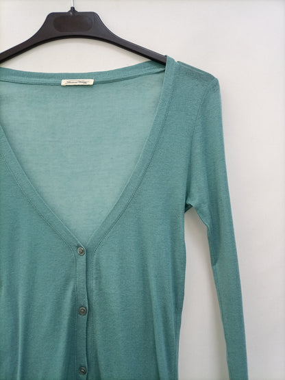 AMERICAN VINTAGE. Tm fine green cardigan