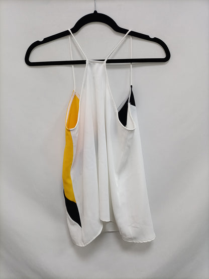 MANGO. Top tricolor T.s