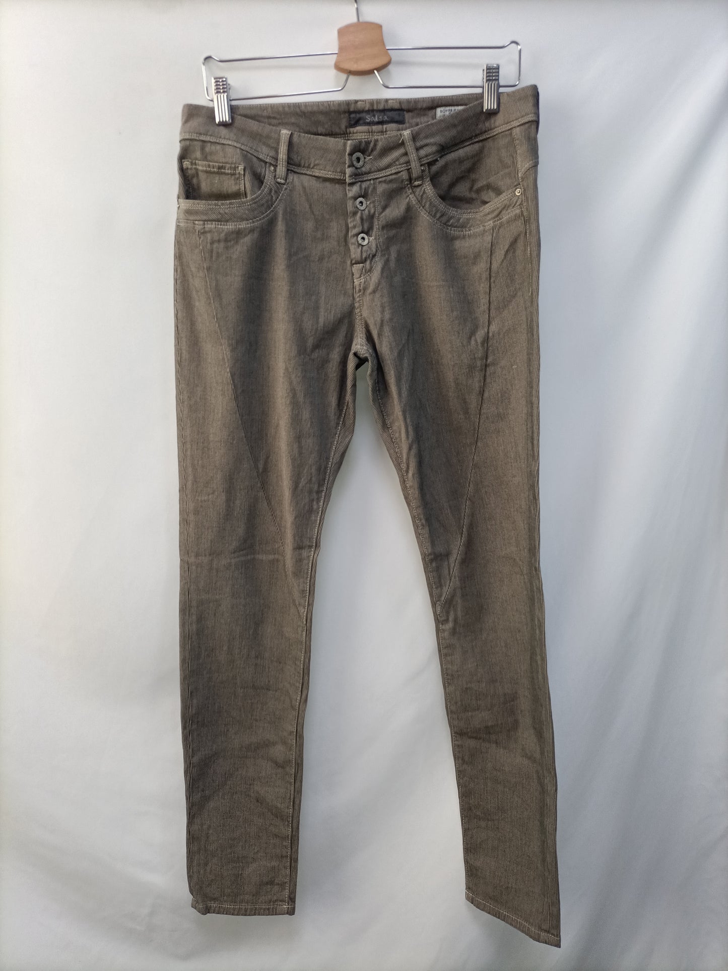 SALSA.Pantalones pata de gallo T.42