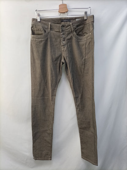 SALSA.Pantalones pata de gallo T.42