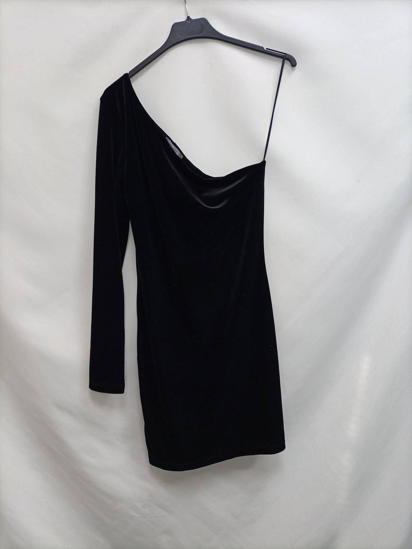 MANGO. Vestido terciopelo T.s