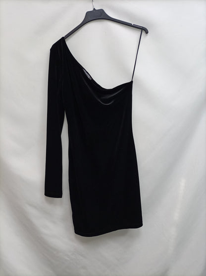 MANGO. Vestido terciopelo T.s