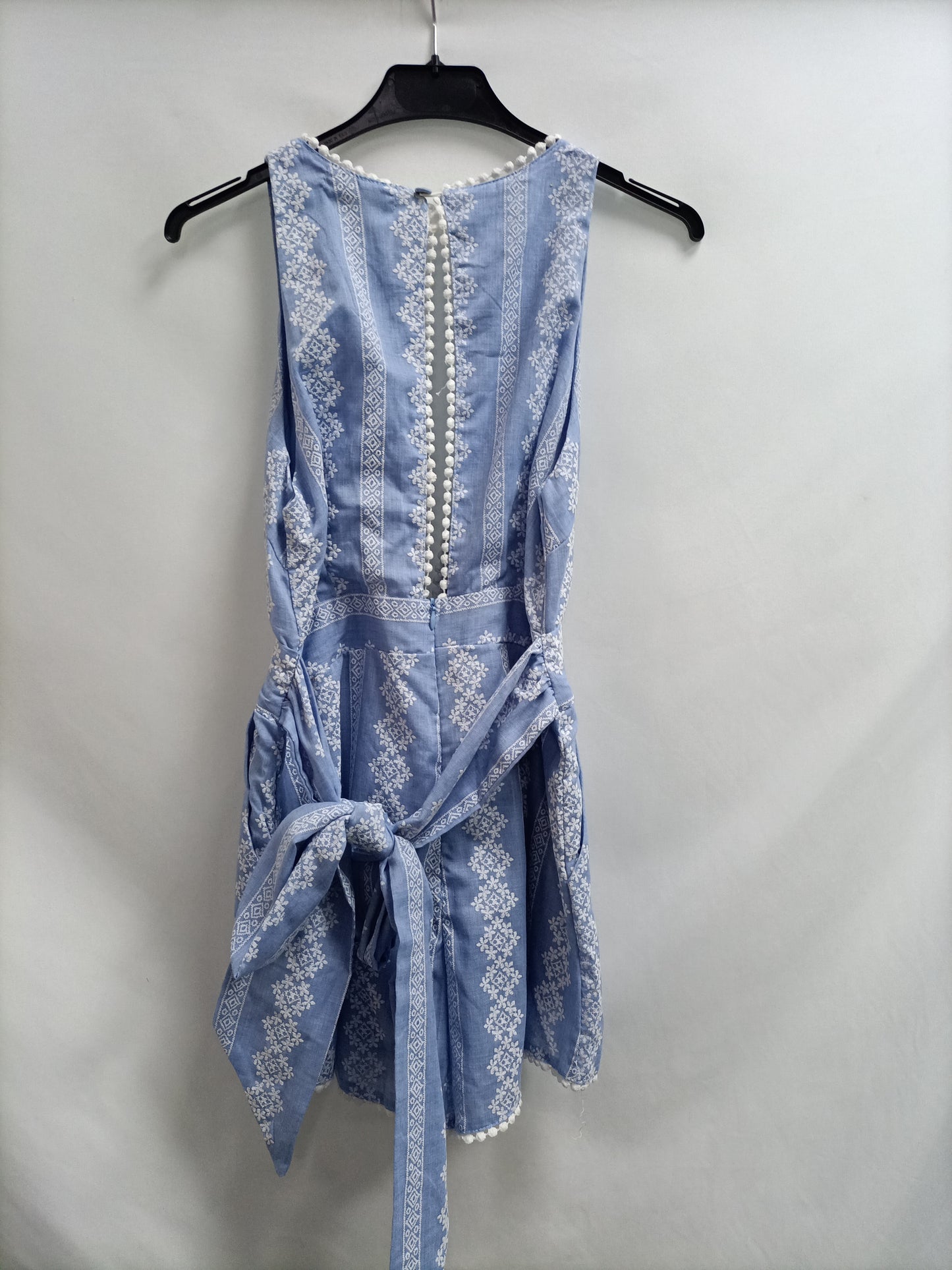 MIKA&GALA. Monl azul bordados T.(xs) tara