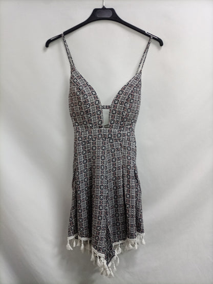 HEART&NFIRE. Mono negro étnico T.u(xs)