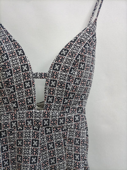 HEART&NFIRE. Mono negro étnico T.u(xs)