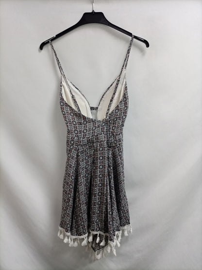 HEART&NFIRE. Mono negro étnico T.u(xs)