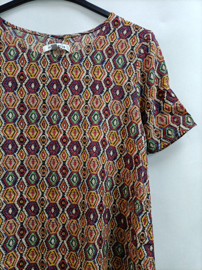 GLAMOROUS. Vestido estampado T.u(xs)