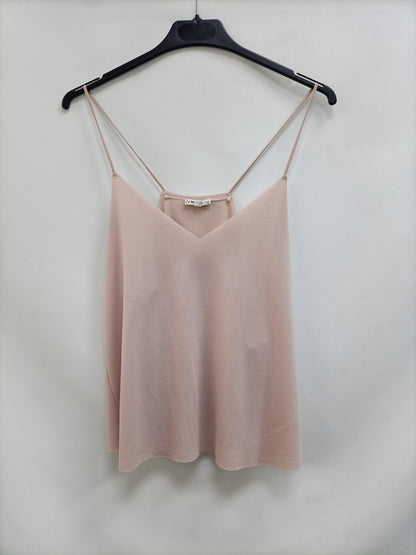 BRANDY MELVILLE. Top rosa Fluido T.s