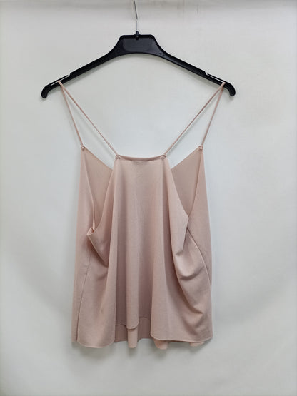 BRANDY MELVILLE. Top rosa Fluido T.s