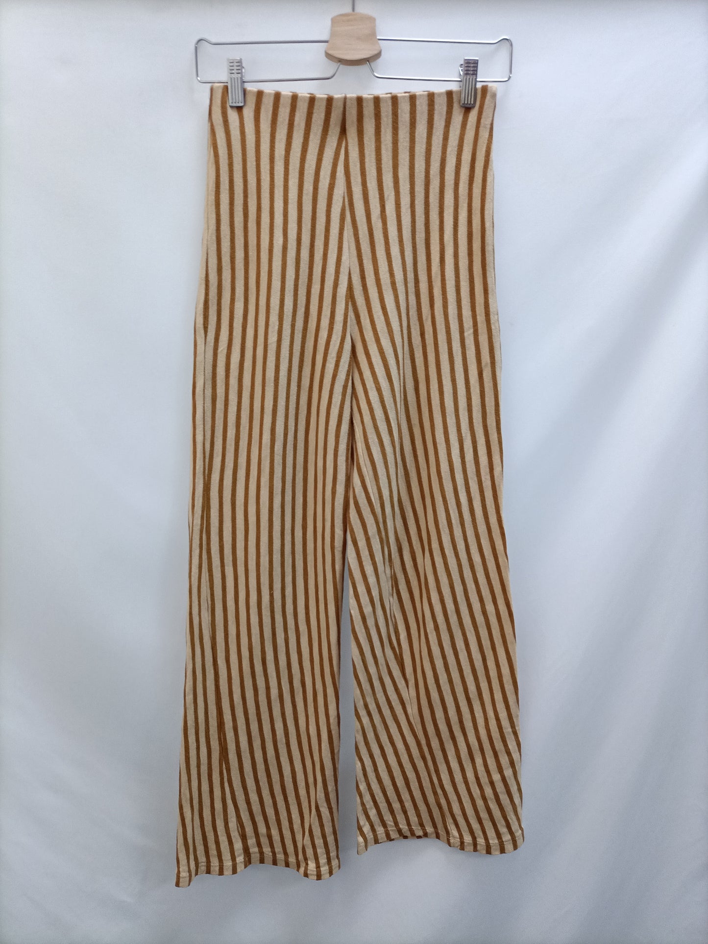 ZARA. Pantalón culotte rayas T.s