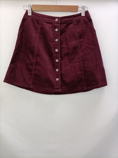 ABERCROMBIE&FITCH. Falda pana botones T.34