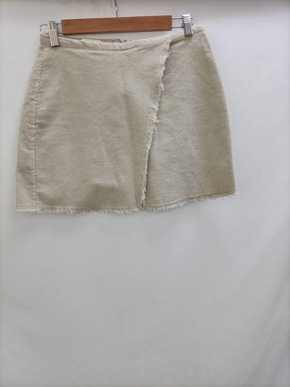 RENATTA&GO. Falda pana beige T.u(36)