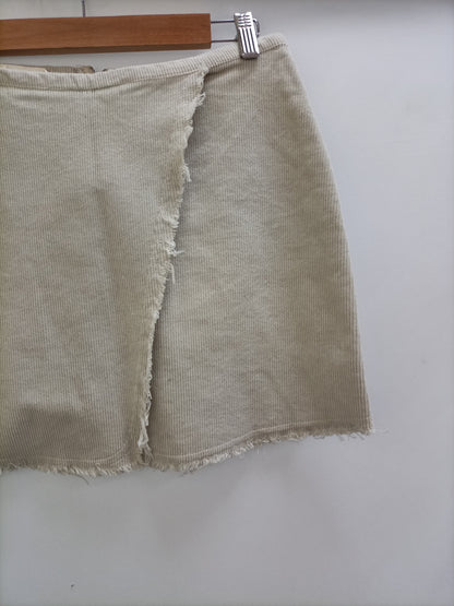 RENATTA&GO. Falda pana beige T.u(36)