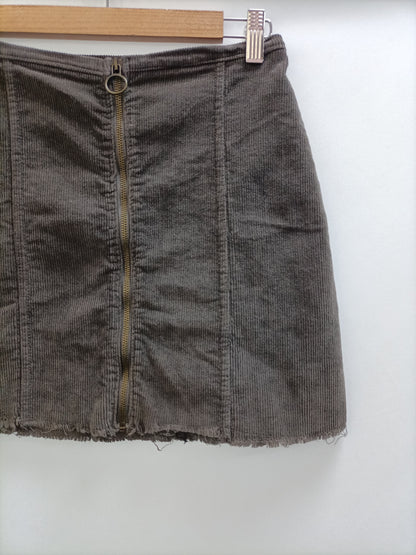 RENATTA&GO. Falda pana marrón T.u(36)