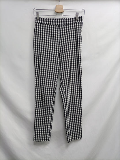 STRADIVARIUS. Vichy checked trousers size 36