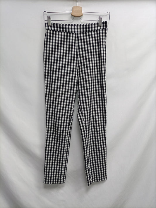 STRADIVARIUS. Vichy checked trousers size 36