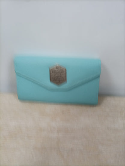 MR. WONDERFUL. Cartera polipiel azul