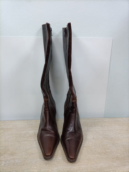 WONDERS. Botas marrones piel T.37